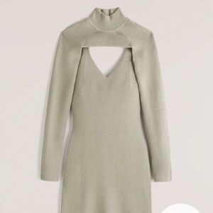 NWT Abercrombie Mini Sweater Dress and Mockneck Shrug Set
